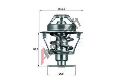 BEHR THERMOT-TRONIK Termostat - chladivo BH TX 81 89D, TX 81 89D