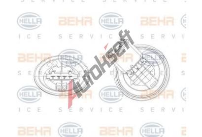 BEHR HELLA SERVICE Regulace vnitn ventilace BHS 5HL 351 321-301, 5HL 351 321-301