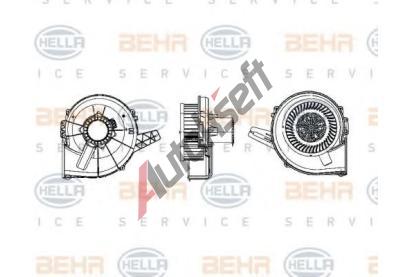 BEHR HELLA SERVICE Vnitn ventiltor BHS 8EW 009 157-111, 8EW 009 157-111