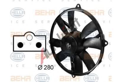 BEHR HELLA SERVICE Vtrk kondenztoru klimatizace BHS 8EW 009 158-761, 8EW 009 158-761