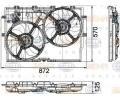 Vtrk chlazen motoru BEHR HELLA SERVICE ‐ BHS 8EW 351 040-621