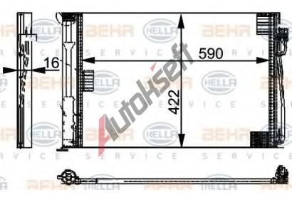 BEHR HELLA SERVICE Kondenzátor klimatizace BEHR HELLA SERVICE Version ALTERNATIVE BHS 8FC 351 301-324, 8FC 351 301-324  BEHR HELLA SERVICE Kondenzátor klimatizace BEHR HELLA SERVICE Version ALTERNATIVE BHS 8FC 351 301-324, 8FC 351 301-324