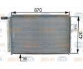 Kondenztor klimatizace BEHR HELLA SERVICE ‐ BHS 8FC 351 303-191