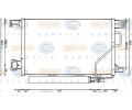 BEHR HELLA SERVICE Kondenztor klimatizace BEHR HELLA SERVICE Version ALTERNATIVE ‐ BHS 8FC 351 317-504