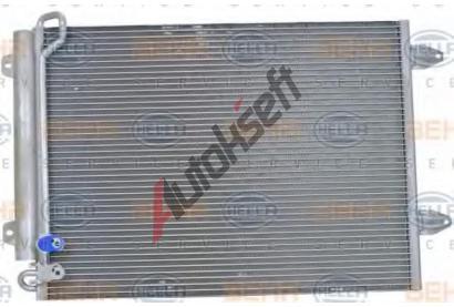 BEHR HELLA SERVICE Kondenztor klimatizace BEHR HELLA SERVICE Version ALTERNATIVE BHS 8FC 351 317-544, 8FC 351 317-544