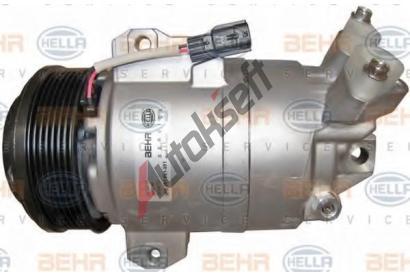 BEHR HELLA SERVICE Kompresor klimatizace BHS 8FK 351 001-391, 8FK 351 001-391