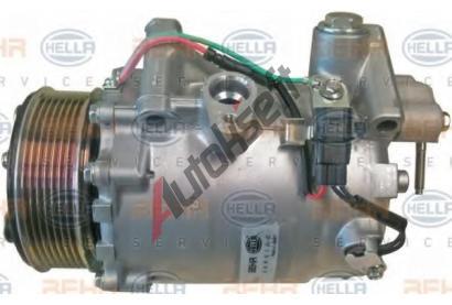 BEHR HELLA SERVICE Kompresor klimatizace BEHR HELLA SERVICE Version ALTERNATIVE BHS 8FK 351 121-541, 8FK 351 121-541