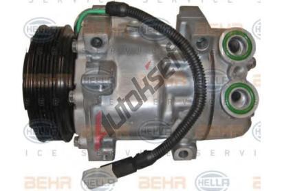 BEHR HELLA SERVICE Kompresor klimatizace BEHR HELLA SERVICE Version ALTERNATIVE BHS 8FK 351 127-871, 8FK 351 127-871