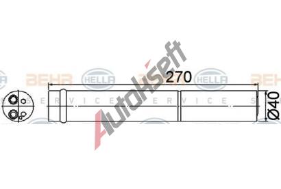 BEHR HELLA SERVICE Vysoue klimatizace BHS 8FT 351 193-311, 8FT 351 193-311