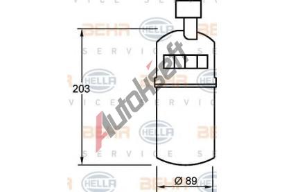 BEHR HELLA SERVICE Vysoue klimatizace BHS 8FT 351 335-041, 8FT 351 335-041