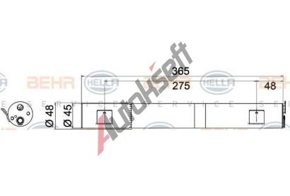 BEHR HELLA SERVICE Vysoue klimatizace BHS 8FT 351 335-191, 8FT 351 335-191
