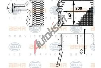 BEHR HELLA SERVICE Vparnk klimatizace BHS 8FV 351 211-751, 8FV 351 211-751