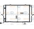 Chladič vody BEHR HELLA SERVICE ‐ BHS 8MK 376 706-741  Chladič vody BEHR HELLA SERVICE ‐ BHS 8MK 376 706-741