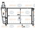 Chladi vody BEHR HELLA SERVICE ‐ BHS 8MK 376 713-384