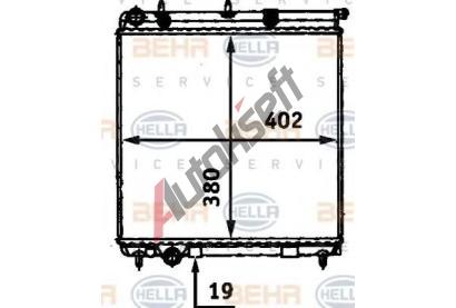 BEHR HELLA SERVICE Chladi vody BEHR HELLA SERVICE Version ALTERNATIVE BHS 8MK 376 718-634, 8MK 376 718-634