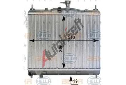 BEHR HELLA SERVICE Chladi vody BHS 8MK 376 762-001, 8MK 376 762-001