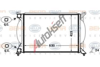 BEHR HELLA SERVICE Chladi vody BEHR HELLA SERVICE Version ALTERNATIVE BHS 8MK 376 766-264, 8MK 376 766-264