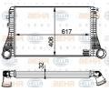 BEHR HELLA SERVICE Chladi vzduchu intercooler ‐ BHS 8ML 376 723-541