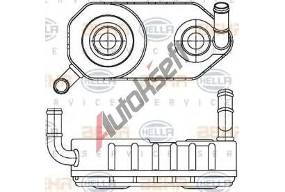 BEHR HELLA SERVICE Chladi oleje automatick pevodovky BHS 8MO 376 787-671, 8MO 376 787-671
