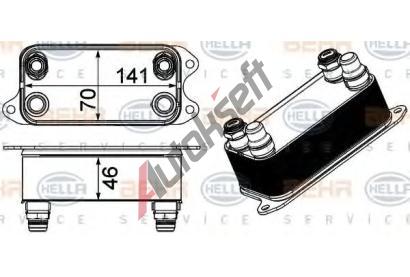BEHR HELLA SERVICE Chladi oleje automatick pevodovky BHS 8MO 376 924-061, 8MO 376 924-061