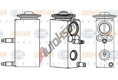 BEHR HELLA SERVICE Vstikovac tryska expanznho ventilu BHS 8UW 351 234-581, 8UW 351 234-581