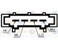 BEHR HELLA SERVICE Odpor vnitnho tlakovho ventiltoru BHS 9ML 351 332-371, 9ML 351 332-371