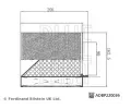 BLUE PRINT Vzduchov filtr BLP ADBP220036, ADBP220036