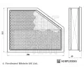 BLUE PRINT Vzduchov filtr BLP ADBP220065, ADBP220065