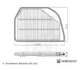Vzduchov filtr BLUE PRINT ‐ BLP ADBP220107