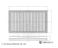 Vzduchov filtr BLUE PRINT ‐ BLP ADBP220115