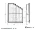BLUE PRINT Vzduchov filtr BLP ADBP220119, ADBP220119