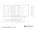Vzduchov filtr BLUE PRINT ‐ BLP ADBP220126