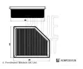 BLUE PRINT Vzduchov filtr BLP ADBP220128, ADBP220128