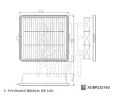 Vzduchov� filtr&nbsp;BLUE PRINT&nbsp;&dash;&nbsp;BLP ADBP220160