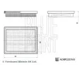BLUE PRINT Vzduchový filtr BLP ADBP220165, ADBP220165