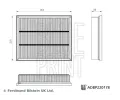 Vzduchov� filtr&nbsp;BLUE PRINT&nbsp;&dash;&nbsp;BLP ADBP220178