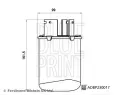 BLUE PRINT Palivov filtr BLP ADBP230017, ADBP230017