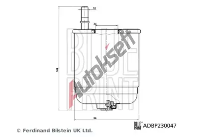 BLUE PRINT Palivov filtr BLP ADBP230047, ADBP230047