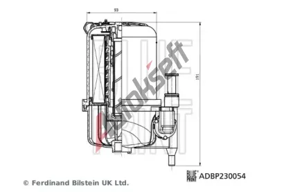 BLUE PRINT Palivov filtr BLP ADBP230054, ADBP230054