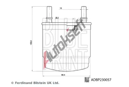 BLUE PRINT Palivov filtr BLP ADBP230057, ADBP230057
