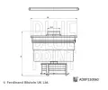 BLUE PRINT Palivov filtr BLP ADBP230060, ADBP230060