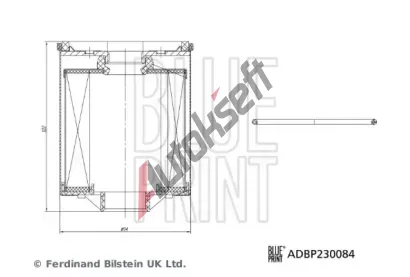 BLUE PRINT Palivový filtr BLP ADBP230084, ADBP230084 BLUE PRINT Palivový filtr BLP ADBP230084, ADBP230084