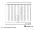 BLUE PRINT Filtr vzduchu v interiru BLP ADBP250013, ADBP250013