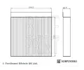 BLUE PRINT Filtr vzduchu v interiéru BLP ADBP250063, ADBP250063