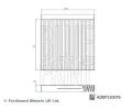Filtr vzduchu v interiru BLUE PRINT ‐ BLP ADBP250076