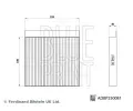 BLUE PRINT Filtr vzduchu v interiru BLP ADBP250081, ADBP250081
