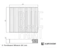 Filtr vzduchu v interiru BLUE PRINT ‐ BLP ADBP250089