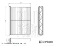 Filtr vzduchu v interiru BLUE PRINT ‐ BLP ADBP250096