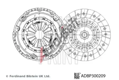 BLUE PRINT Sada spojky BLP ADBP300209, ADBP300209