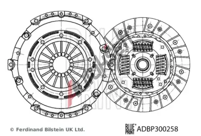 BLUE PRINT Sada spojky BLP ADBP300258, ADBP300258